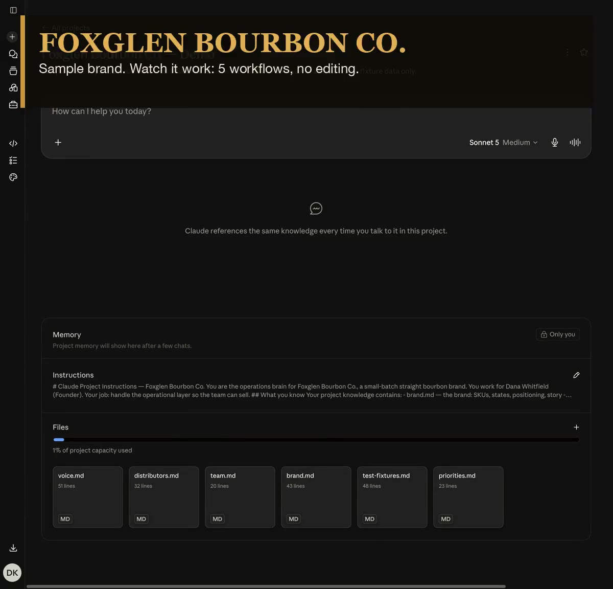 Screen recording of the Foxglen demo running five real workflows.